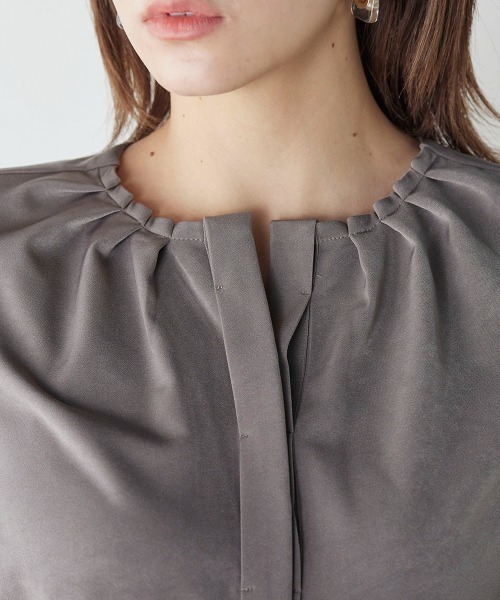 「ketty」 7分袖ブラウス M ブラウン レディース_画像5