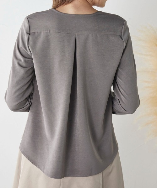 「ketty」 7分袖ブラウス M ブラウン レディース_画像7