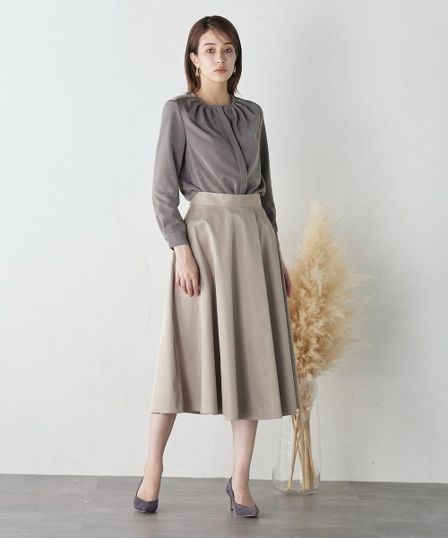 「ketty」 7分袖ブラウス M ブラウン レディース_画像9