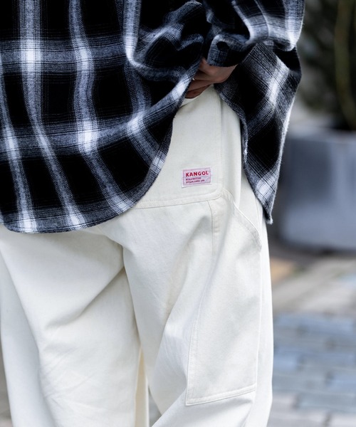 「KANGOL」 パンツ L ブラック メンズ_画像4