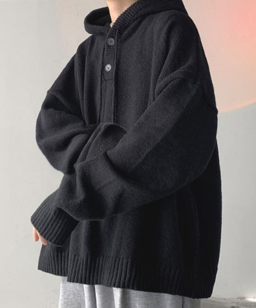 「Anchor Smith」 長袖ニット M グレー メンズ_画像8