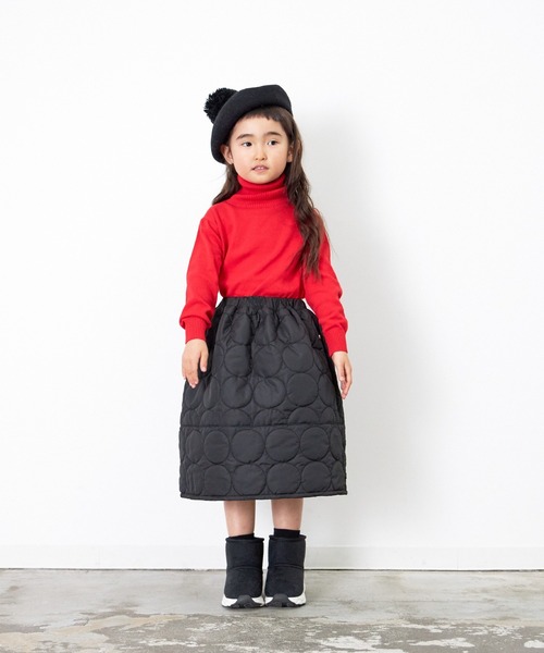 「MAKE YOUR DAY」 「KIDS」スカート 130 カーキ キッズ_画像2