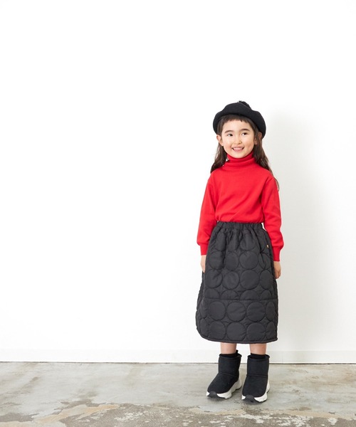 「MAKE YOUR DAY」 「KIDS」スカート 130 カーキ キッズ_画像4