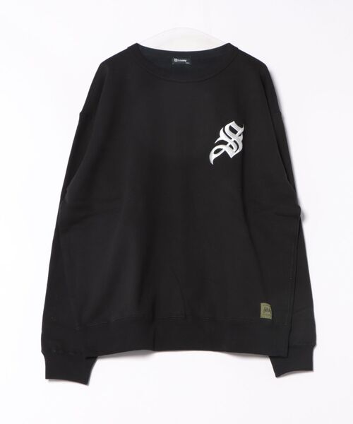 「Subciety」 スウェットカットソー LARGE ブラック メンズ_画像4