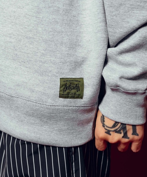 「Subciety」 スウェットカットソー LARGE ブラック メンズ_画像8