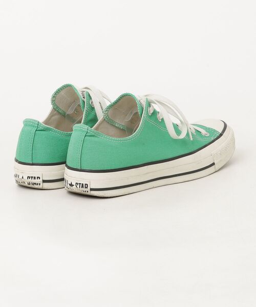 「CONVERSE」 ローカットスニーカー 25.5cm グリーン レディース_画像2