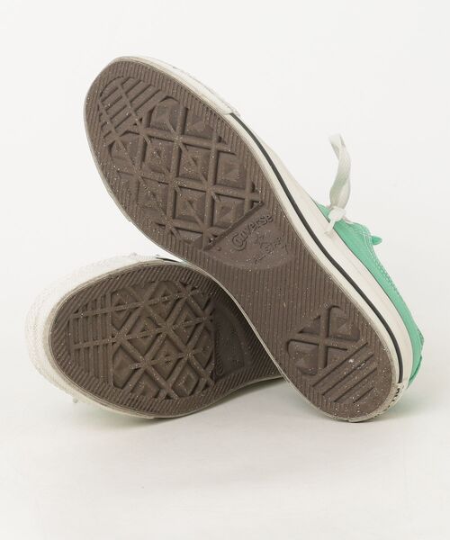 「CONVERSE」 ローカットスニーカー 25.5cm グリーン レディース_画像3
