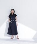 ワンピース ベルテッドトレンチワンピースの詳細画像2