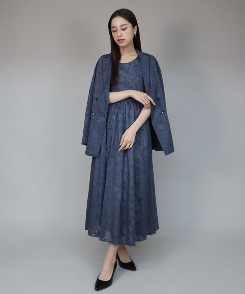 「J by blue」 テーラードジャケット MEDIUM ネイビー レディース_画像9