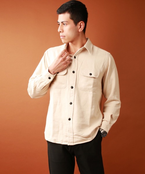 「WESTSEA」 「ALCARZA」長袖シャツ X-LARGE グレー メンズ_画像5