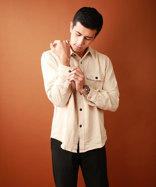 「WESTSEA」 「ALCARZA」長袖シャツ X-LARGE グレー メンズ_画像6
