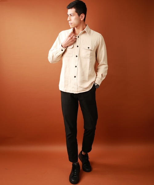 「WESTSEA」 「ALCARZA」長袖シャツ X-LARGE グレー メンズ_画像7