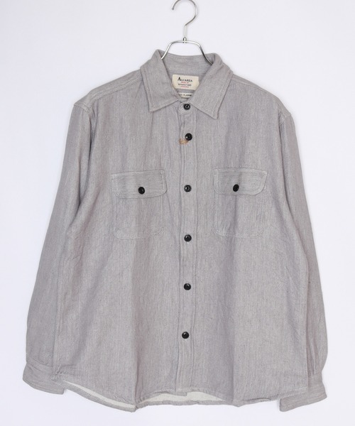 「WESTSEA」 「ALCARZA」長袖シャツ X-LARGE グレー メンズ_画像8