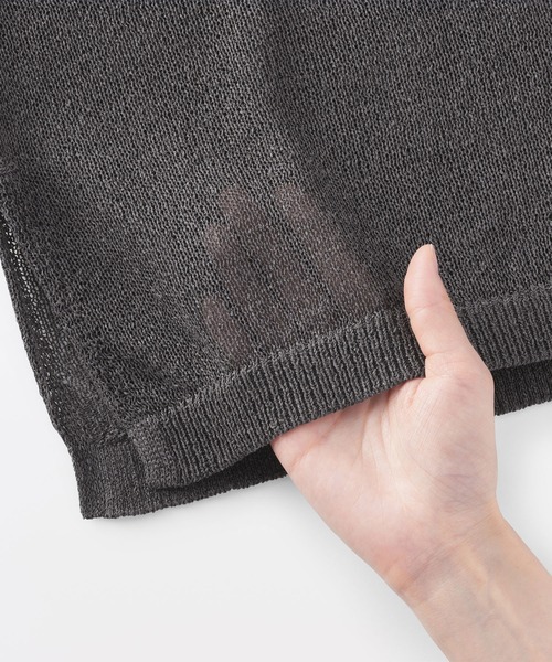MUJI Labo ニット セーター 「MUJI Labo」婦人 和紙混スリーブレス