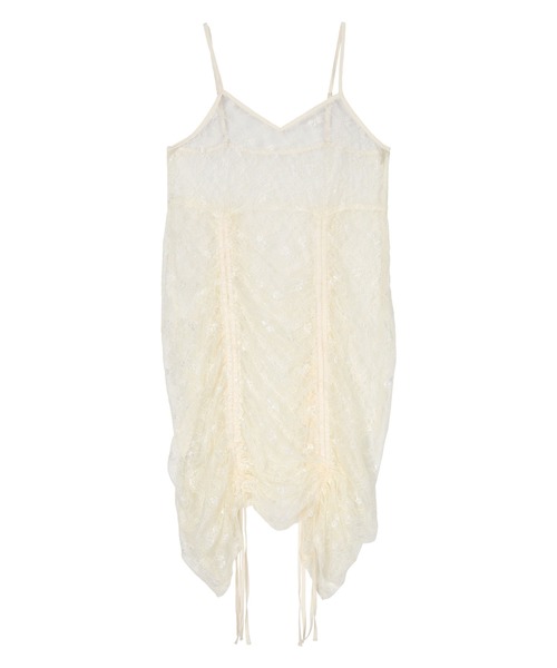 「miette」 キャミソールワンピース FREE オフホワイト レディース_画像2