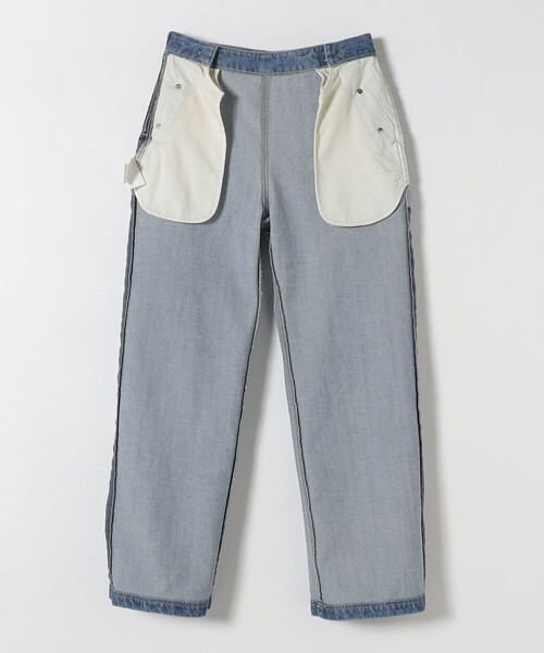 「SHIPS any」 デニムパンツ 40 ブルー レディース_画像9