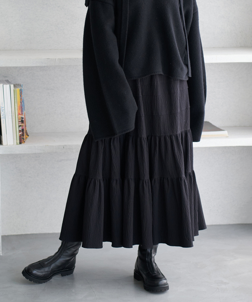 「Plage」 ロングスコート 34 黒いこと レディース