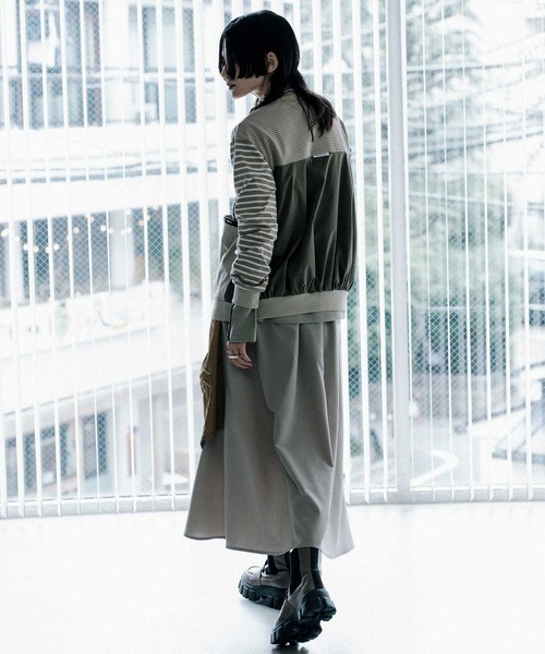 「MARECHAL TERRE」 長袖カットソー MEDIUM サンドベージュ レディース_画像3