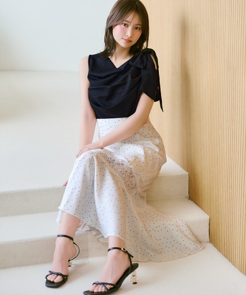 WILLSELECTION（ウィルセレクション） ロング スカート レース切替