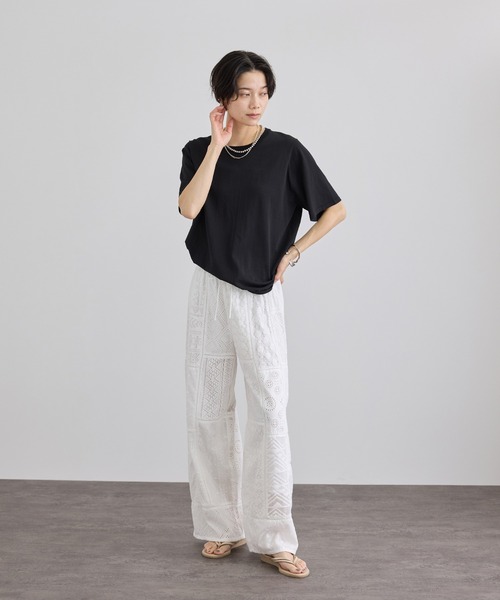 SALON adam et rope'（サロン アダム エ ロペ） ワイドパンツ パンツ