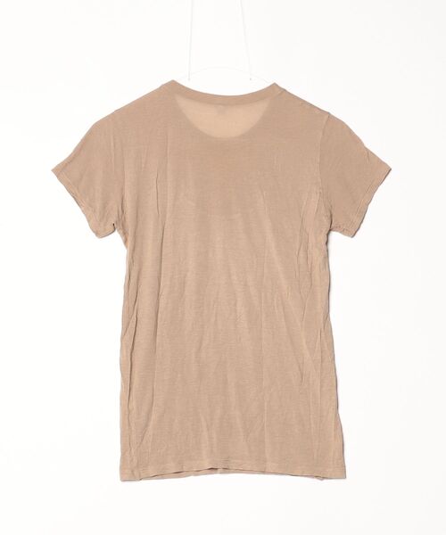 「BASERANGE」 半袖Tシャツ X-SMALL ベージュ レディース_画像2