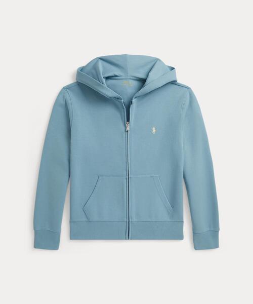 Ralph Lauren ラルフローレン ジップパーカー ニット 平成 水色 Polo Ralph Lauren Childrenswear ラルフローレン パーカー ダブル