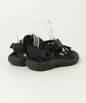 「Teva」 フラットサンダル 24cm ブラ...の詳細画像1