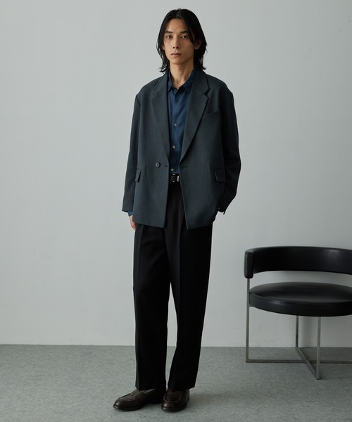 「EMMA CLOTHES」 スラックス S グレイッシュベージュ メンズ_画像7