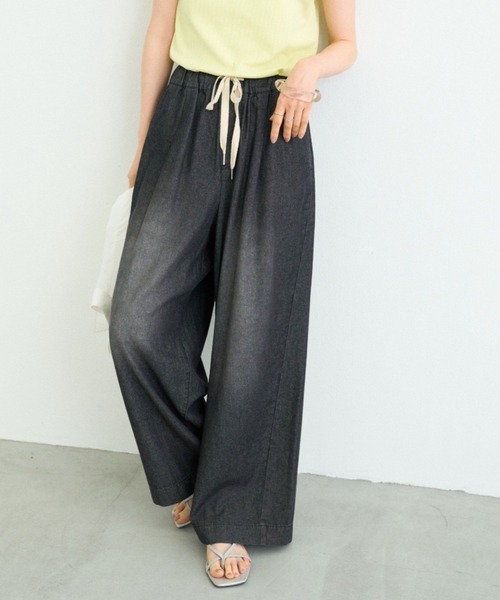 「CIAOPANIC TYPY」 デニムパンツ X-LARGE ブルー レディース_画像9