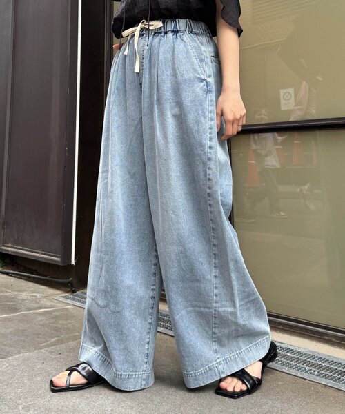 「CIAOPANIC TYPY」 デニムパンツ X-LARGE ブルー レディース_画像10