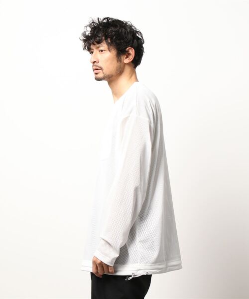 JUGLANS（ユグランス） tシャツ 「ATELANE」メッシュロンTシャツ