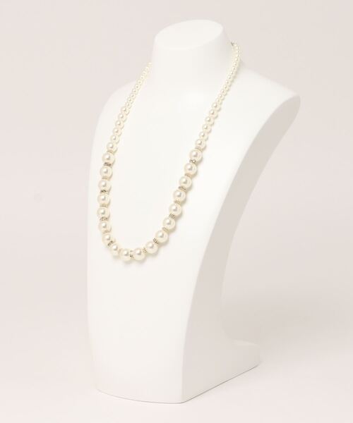 Placebo（プラシーボ） ピアス 2SET 1連パールネックレスセット(ピアス