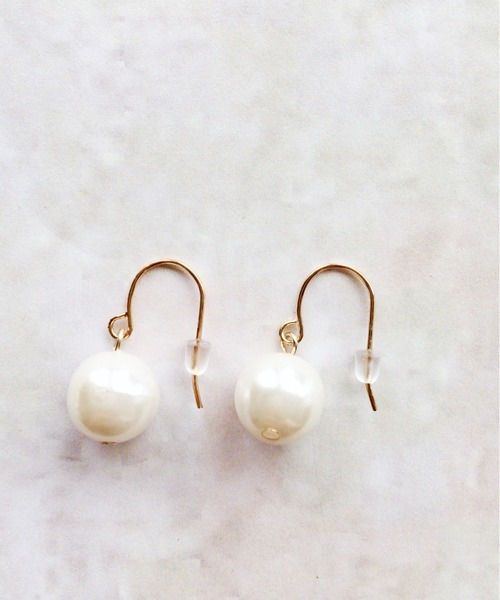 Placebo（プラシーボ） ピアス 2SET 1連パールネックレスセット(ピアス