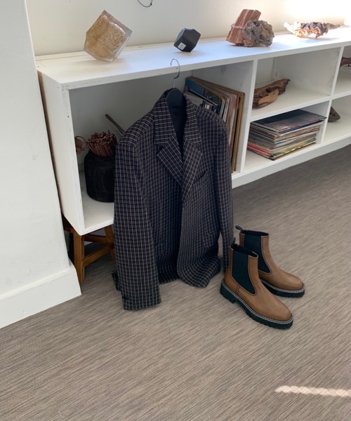 Didot.showroom ブーツ ステッチサイドゴアブーツ レディース