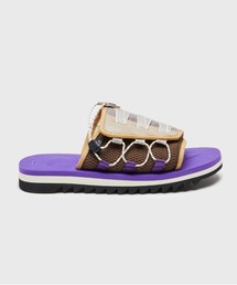 suicoke サンダル DAO-2ab - Brown x Purple メンズ : ZOZOTOWN