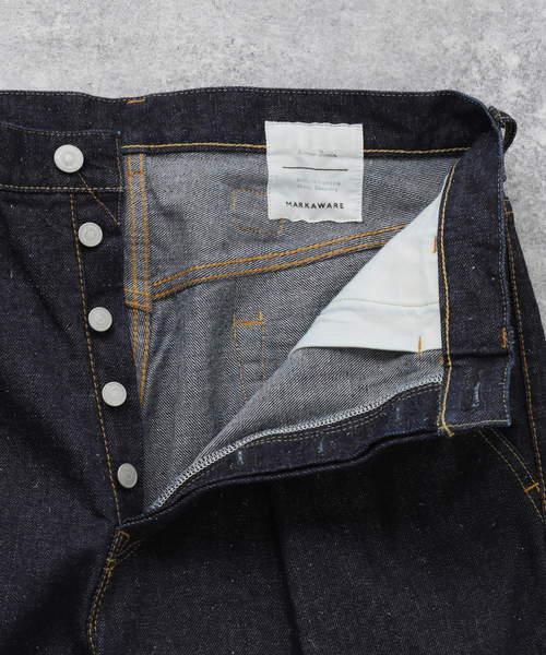 美品 MARKAWARE CARPENTER TROUSER キモノ デニム markaware パンツ デニム ジーンズ 「MARKAWARE / マーカウェア