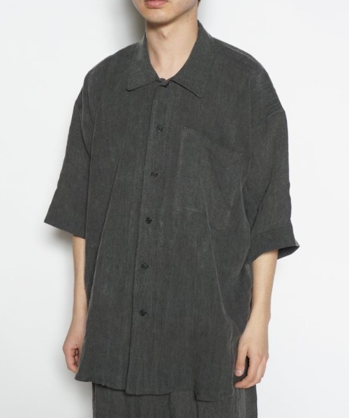 O project S/S Shirts M コットンリネン チェックシャツ O project S/S Shirts M コットンリネン チェックシャツ - メルカリ