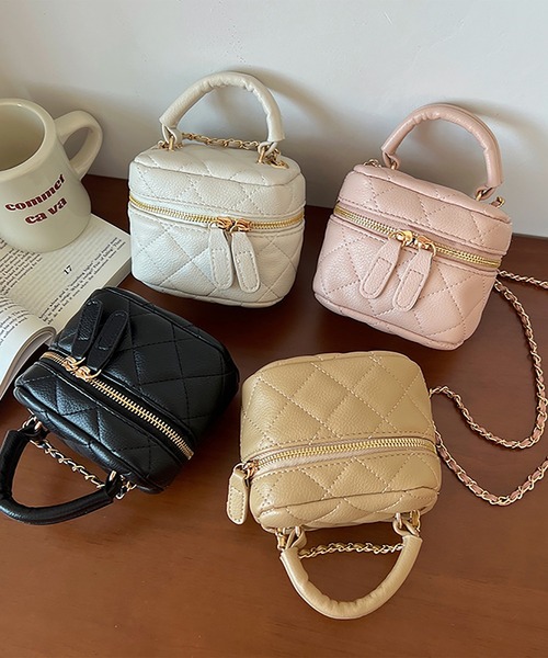 cream creme ショルダーバッグ バッグ ミニ キルティング チェーン