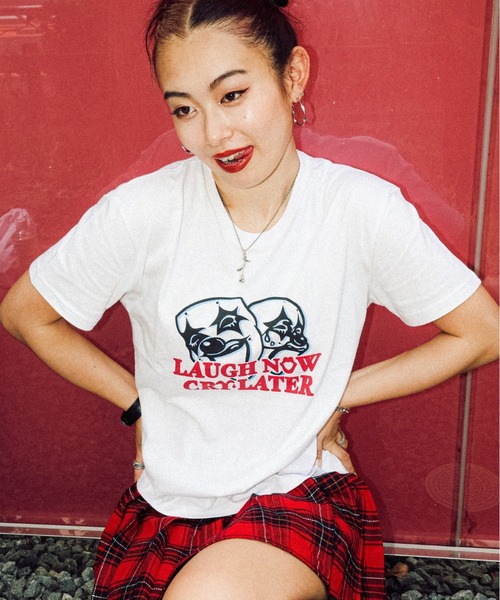 tシャツ 「ZOZOTOWN限定」LHP×ANKAN(ANRI＆KANNNA/CLOWN LOGO TEE レディース