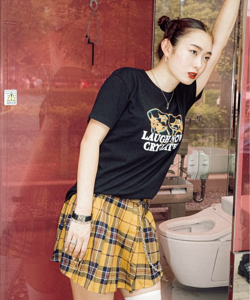 tシャツ 「ZOZOTOWN限定」LHP×ANKAN(ANRI＆KANNA)/CLOWN BACK PRINT TEE レディース メンズ ZOZOTOWN限定】LHP×ANKAN(ANRI&KANNA)/CLOWN BACK PRINT TEE（T