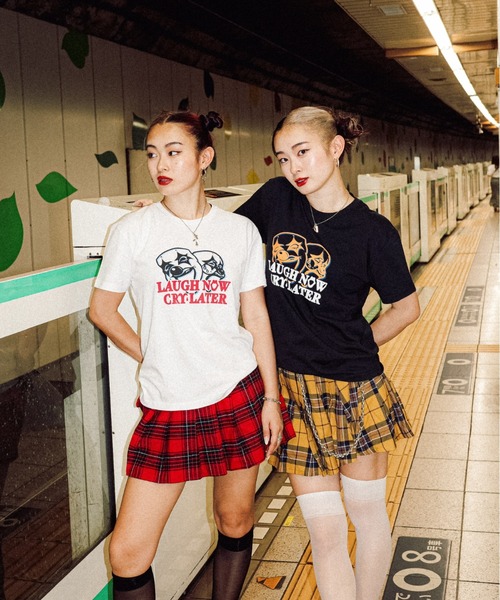 tシャツ 「ZOZOTOWN限定」LHP×ANKAN(ANRI＆KANNNA/CLOWN LOGO TEE レディース L.H.P tシャツ 「ZOZOTOWN限定」LHP×ANKAN(ANRI＆KANNNA/CLOWN