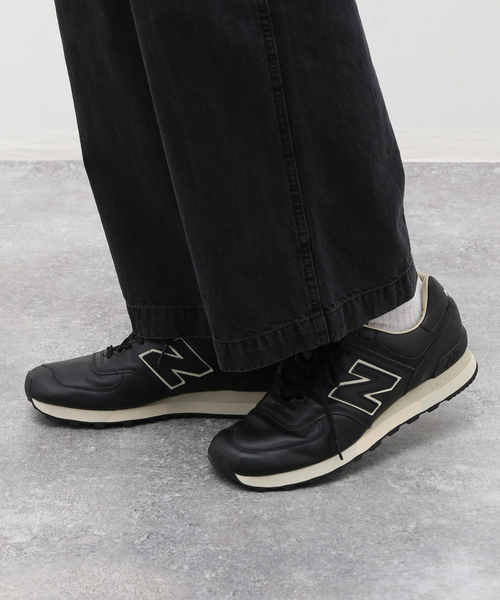 ニューバランス OU576LKK 黒 レザー 26.0 試着のみ 26cm New Balance OU576LKK BLACK（ニューバランス OU576LKK-ブラック