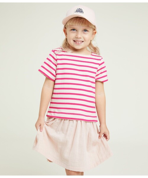 PETIT BATEAU（プチバトー） ワンピース マリニエール切替ワンピース 