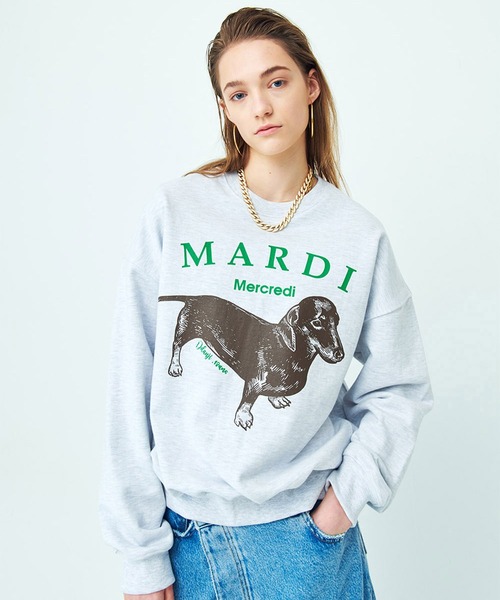 mardi トレーナー SWEATSHIRT - MARDI MERCREDI