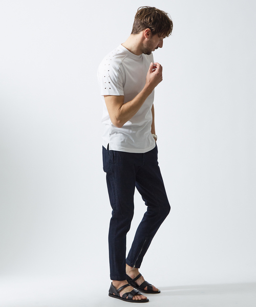 5351 POUR LES HOMMES tシャツ スタッズ Tシャツ メンズ レディース