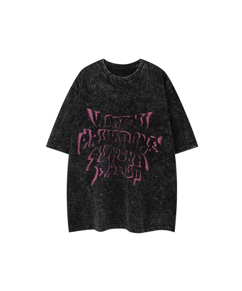tシャツ HOOK -select- 英字プリントウォッシュビッグTEE (SS) メンズ