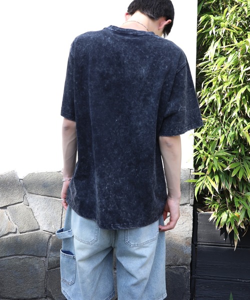 tシャツ HOOK -select- 英字プリントウォッシュビッグTEE (SS) メンズ