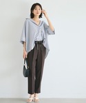 スラックス パンツ ＼再入荷/ セットアップ対...の詳細画像1