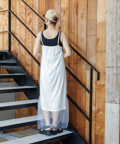 LAKOLE（ラコレ） ワンピース サイドラインチュールワンピース