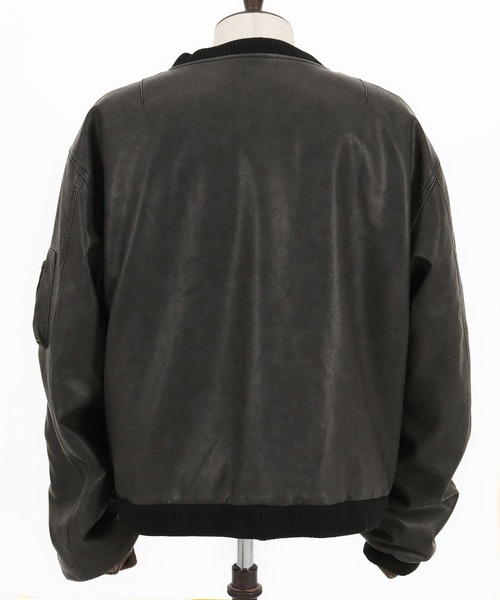 CAMBIO ma1 ma-1 mj10088-Washable Synthetic Leather Padded